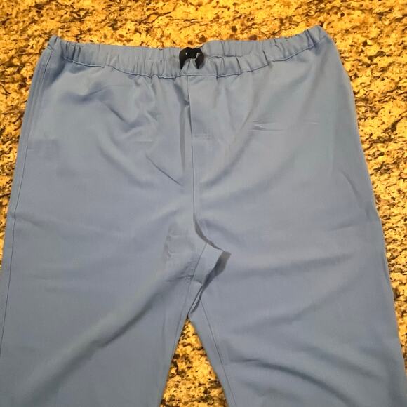 Figs Technical Collection Scrub Pants Womens 2XL Blue Drawstring Pockets - Picture 2 of 7